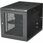 StarTech.com Armoire Réseau Murale à 4 Montants 12U avec Étagère 1U, Rack Serveur Mural 19" pour Équipement/Données IT