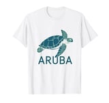 Sea Turtle Aruba One Happy Island beautiful sunset beach T-Shirt