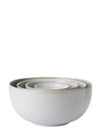 Tavola Skålsæt Home Tableware Bowls & Serving Dishes Serving Bowls White Knabstrup Keramik
