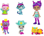 Gabby's Dollhouse, Celebration-Themed Figures with Gabby Girl, 5 Cat Toy Figures, Surprise Toys and Doll’s House Accessories, Kids’ Toys for Girls and Boys 3+