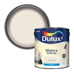 Dulux Matt Emulsion Paint For Walls And Ceilings - Almond White 2. 5 Litres
