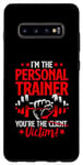 Galaxy S10+ You're The Victim Fitness Workout Gym Weightlifting Trainer Case
