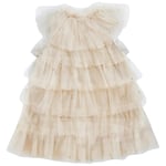 DOLLY by Le Petit Tom Pärl Tyll Tutu Klänning Cream |  | 4-6 years