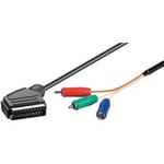 Scart / RCA adapter kabel 2m