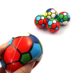 1pc Stress Relief Vent Ball Colorful Mini Football Squeeze Foam One Size