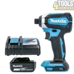 Makita DTD153Z 18V LXT Brushless Impact Driver With 1 x 5.0Ah Battery & Charger