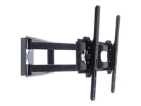 Art Ar-86 - Konsol - Justerbar Arm - För Lcd-Tv - Metall - Svart - Skärmstorlek: 32"-63" - Väggmonterbar
