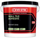 2 x Evo-Stik Instant Grab Wall Tile Adhesive Ready Mixed Large 5L 416635 New
