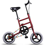 Vélo Route Adulte Enfant Pratique Ultra-léger Loisirs vélos Convient for la Ville Se Rendre au Travail des vélos électriques for Les Adultes JIAJIAFUDR (Color : Red 1)