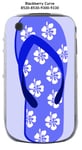 Onozo Coque Blackberry Curve 8520 8530 9300 9330 Design Tong Bleue