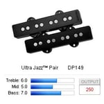 DIMARZIO DP149BK Pickup set Bas Ultra Jazz Black