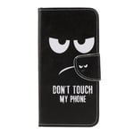 Etui for Samsung Galaxy A50 - Don't Touch My Phone - Svart
