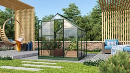 Växthus venus 3800 grön glas 2,5 m² vitavia