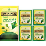 Twinings Pure Peppermint {Individually Wrapped} Sachets Envelopes, Room Supplies,Catering, (40) (20)