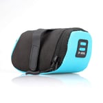 Mountain bike tail bag road bike cushion bag car seat riding bag equipment-blue_15*7 * 7CM