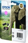 Epson Elephant Singlepack Light Magenta 24XL Claria Photo HD Ink