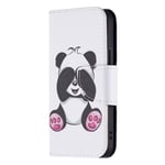 iPhone 13 Flip Deksel Med Veske - Panda