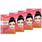 Yes To Grapefruit Vitamin C Glow Boosting Paper Mask Single Use x4