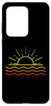 Coque pour Galaxy S20 Ultra Sun & Waves Surf Minimaliste Reggae Musique Surf Surfeur