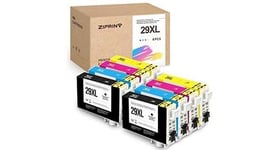Cartouche compatible - 8 pack ziprint 29xl compatible epson 29 29xl t2991 t29xl t29 cartouches d'encre pour epson xp 245/xp 255/xp 235/xp 345/xp 355/xp 247/xp 445/xp