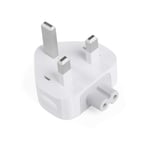 AC Power Adaptor UK Charger Replacement Plug Converter Plug 3 Pins Standard Head Wall Plug, for iPhone12 charger MacBook Pro Air Mac iBook iPod iPad (1 Pack)