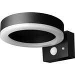 Ledvance Endura Style Circle vägglampa solcell, sensor, svart