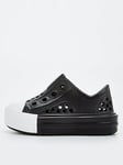 Converse Infant Unisex Play Lite Cx Foundational Slip Trainers - Black/White, Black/White, Size 4 Younger
