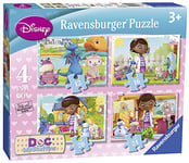 Ravensburger Disney Doc McStuffins 4 en boîte (12, 16, 20, 24PC) Puzzles