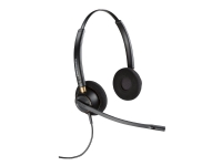 Poly EncorePro HW520D - EncorePro 500 series - headset - på örat - kabelansluten - Quick Disconnect - svart - Certifierad för Skype for Buisness