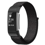 Nylonarmband Fitbit Charge 3/4 Svart