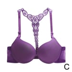 Push Up Women Bra Solid Sexy Lace Super Gather Buckle