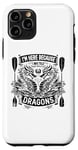 Coque pour iPhone 11 Pro Dragon Boat Crew Paddle et Dragon Boat Racing