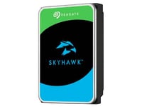Seagate Skyhawk, 8To, Disque Dur Interne de vidéosurveillance, 3.5", SATA 6Go/s, 256 Mo de mémoire Cache, pour système de caméras de sécurité, 3 Ans Services Rescue en Interne, FFP (ST8000VXZ10)