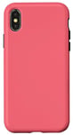 Coque pour iPhone X/XS Rouge et rose