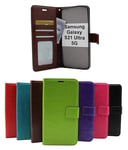 Crazy Horse Wallet Samsung Galaxy S21 Ultra 5G (G998B) (Svart)