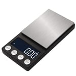 HIGHKAS Jewelry Electronic Scale Medicinal Use Mini Gram Jewelry Scales Digital Lab Weight Capacity Portable Pocket Silver LCD Electronic Balance Kitchen-_500G_0.1G 1125 (Color : 500g 0.01g)