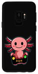 Coque pour Galaxy S9 Axolotl Manette de jeu pour filles et garçons