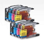 8xCampatible Ink Cartridges for BROTHER Printer MFC-J6510DW/MFC-J6710DW And More