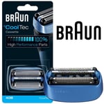Braun 40B Replacement Foil Cutter Head Cassette Cartridge for Cool Tech Shavers