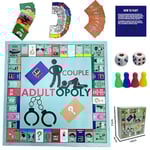 Adultopoly Brädspel, Adultopoly Parspel Kortbrädspel, Parspel Kortbrädspel Rekvisita, Par Adultopoly Brädspel, Dejtkväll Parspel