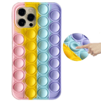 Pop it Fidget Multicolor Skal till iPhone 13 Pro Max - TheMobileStore Fidget Toys