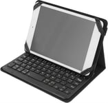 Fodral og Bluetooth tastatur til 10" tablets - Sort