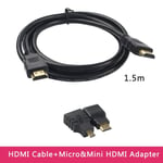 Autre Wtih HDMI Cable Convertisseur HDMI framboise Pi Micro HDMI vers HDMI pour Raspberry Pi 4 B & Mini adaptateur HDMI vers HDMI pour RPI zéro W mâle vers mâle