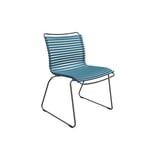 CLICK Dining Chair Without Armrest - Petrol
