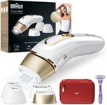 Braun IPL Silk-Expert Pro 5, Visible Hair Removal with Pouch, 1 Wide & 2 Precisi