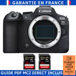 Canon EOS R6 Mark II + 2 SanDisk 32GB Extreme PRO UHS-II SDXC 300 MB/s + Guide PDF MCZ DIRECT '20 TECHNIQUES POUR RÉUSSIR VOS PHOTOS
