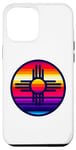 iPhone 12 Pro Max New Mexico State Zia Vintage Retro-Modern Zia Symbol Case