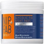 Nip + Fab Glycolic Acid Night Face Pads with Salicylic and Hyaluronic Acid, Exf