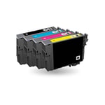 Pack de 6 cartouches compatibles Epson 29XL (Fraise) - noire/couleurs - Kaps