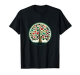 Artistic Apple Tree Design T-Shirt